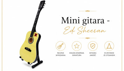 Mini Guitar - Ed Sheeran 27,5 cm - MGT-7894