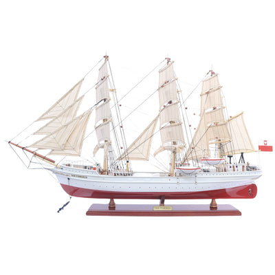 Exclusive 82 cm Dar Pomorza sailing ship model with the option of personalization by engraving
