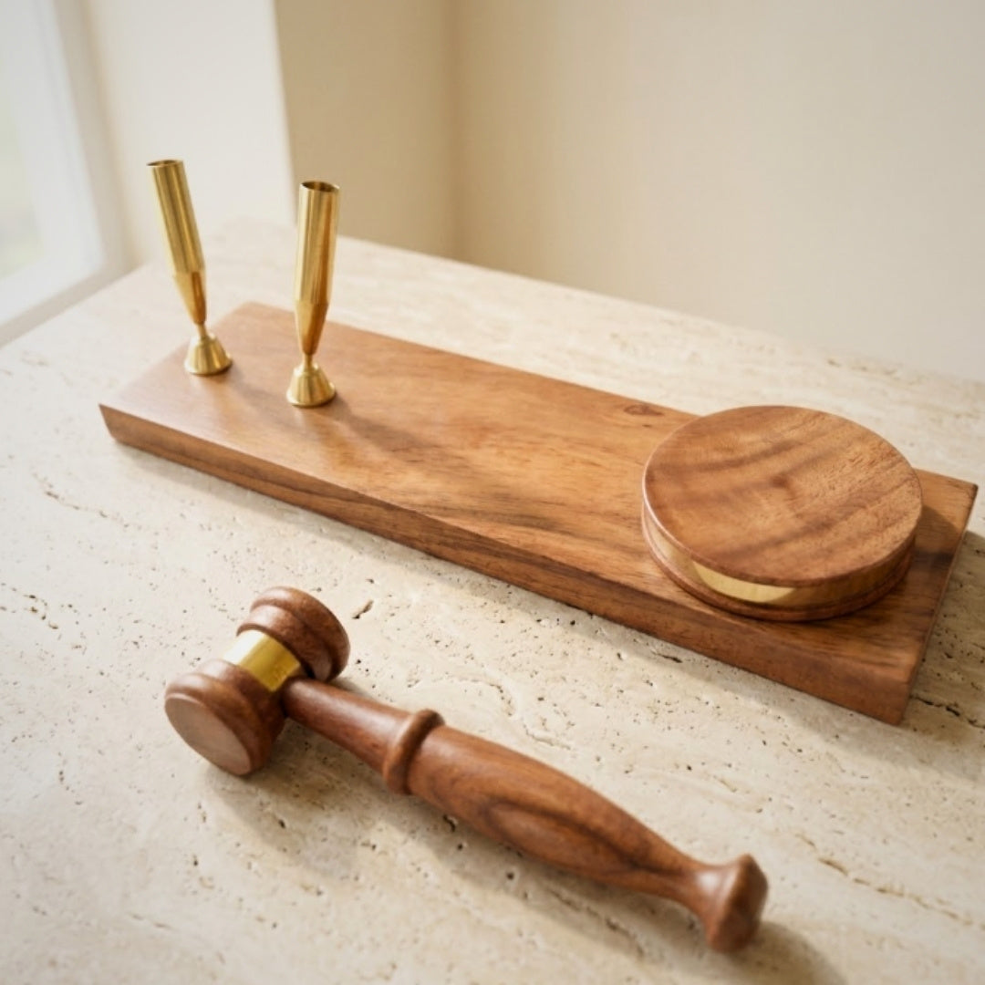 Judge's Gavel - Pen Holder - Gift for a Lawyer – DNU-023