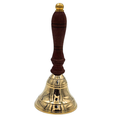 Brass Hand Bell with Wooden Handle – Retro – HB70/3