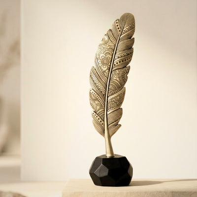 Gold decoration - Feather - 30,7 cm - 43933FJH