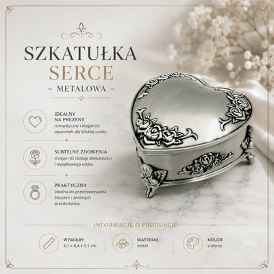Heart-Shaped Metal Box – 2099