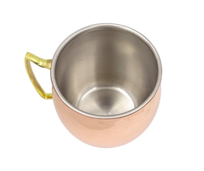 Copper 304 Stainless Steel Mug - Capacity 500ml coated with a layer of copper - MM7012