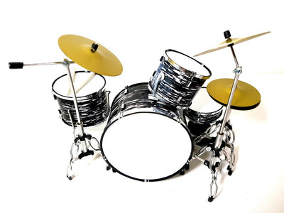 Black-and-white mini drum set MDR-0015 - scale 1:5