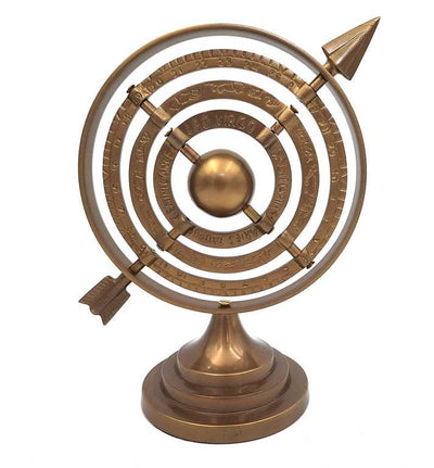 Aluminum Arrow Spherical Astrolabe - Height 30cm - NI9114A