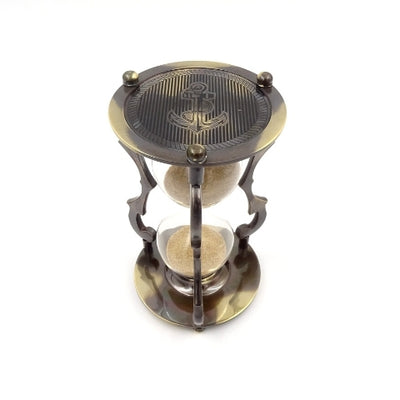 Elegant Decorative Brass Hourglass 5 min - NC2677