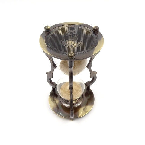 Elegant Decorative Brass Hourglass 5 min - NC2677