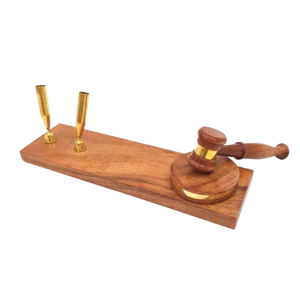 Judge's Gavel - Pen Holder - Gift for a Lawyer – DNU-023