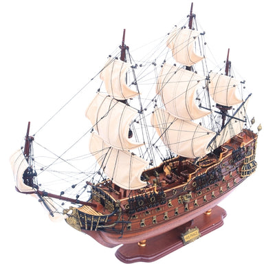 Exclusive Large 94cm HMS Prince warship sailing model with the option of personalization by engraving