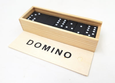 Dominoes in a Wooden Box - 1096116