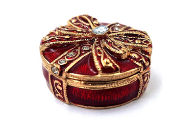 Exclusive Metal Gift Box with Crystals - B0118-08