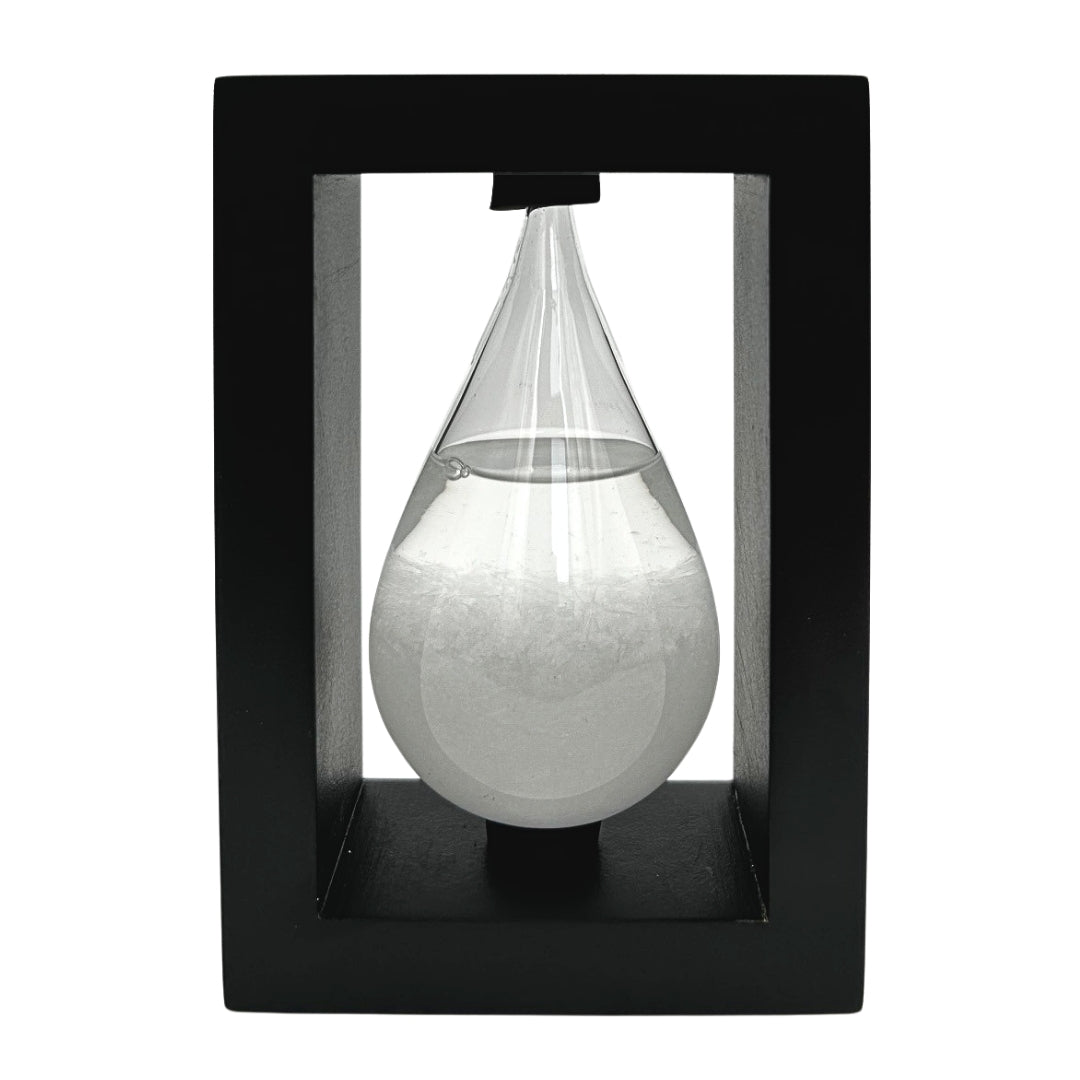 FitzRoy Storm Barometer in a Wooden Frame - Teardrop Storm Glass – BAW1