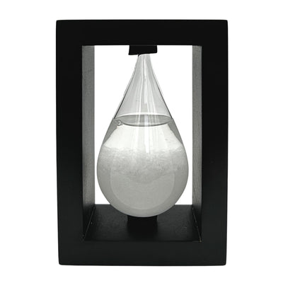 FitzRoy Storm Barometer in a Wooden Frame - Teardrop Storm Glass – BAW1
