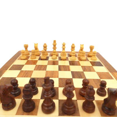 Magnetic Wooden Chess Set 25x25cm - DNU-026