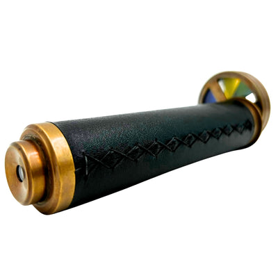 Retro-Style Kaleidoscope - Brass Leather - NC2005