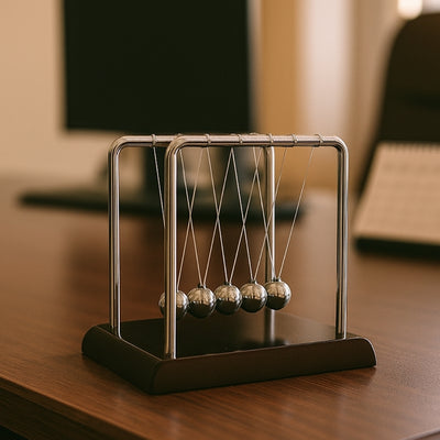 Newton's Cradle - Wood Metal - YG002BW