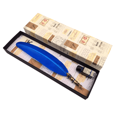 Calligraphy Set - Blue Pen - 7651