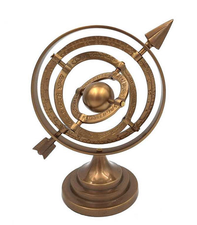 Aluminum Arrow Spherical Astrolabe - Height 30cm - NI9114A
