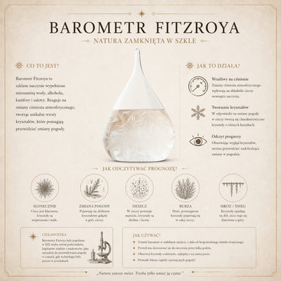 FitzRoy Storm Barometer in a Wooden Frame - Teardrop Storm Glass – BAW1