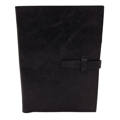 Elegant A5 Vintage Retro Leather Notebook with Closure – Diary Journal – EE4