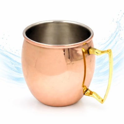 Copper 304 Stainless Steel Mug - Capacity 500ml coated with a layer of copper - MM7012