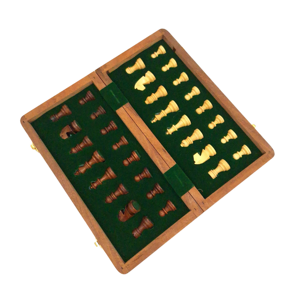 Magnetic Wooden Chess Set 25x25cm - DNU-026
