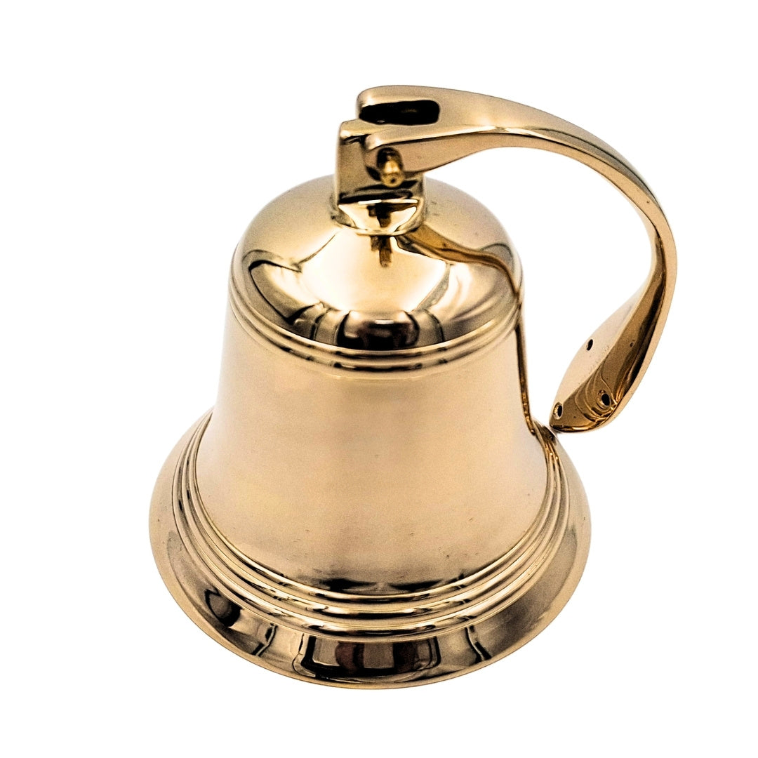 Brass ship's bell, Diameter 17.5 cm - Nautical decoration - HB43/7