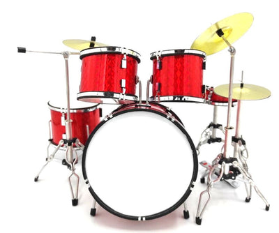 Red mini drum set MDR-0121, scale 1:5