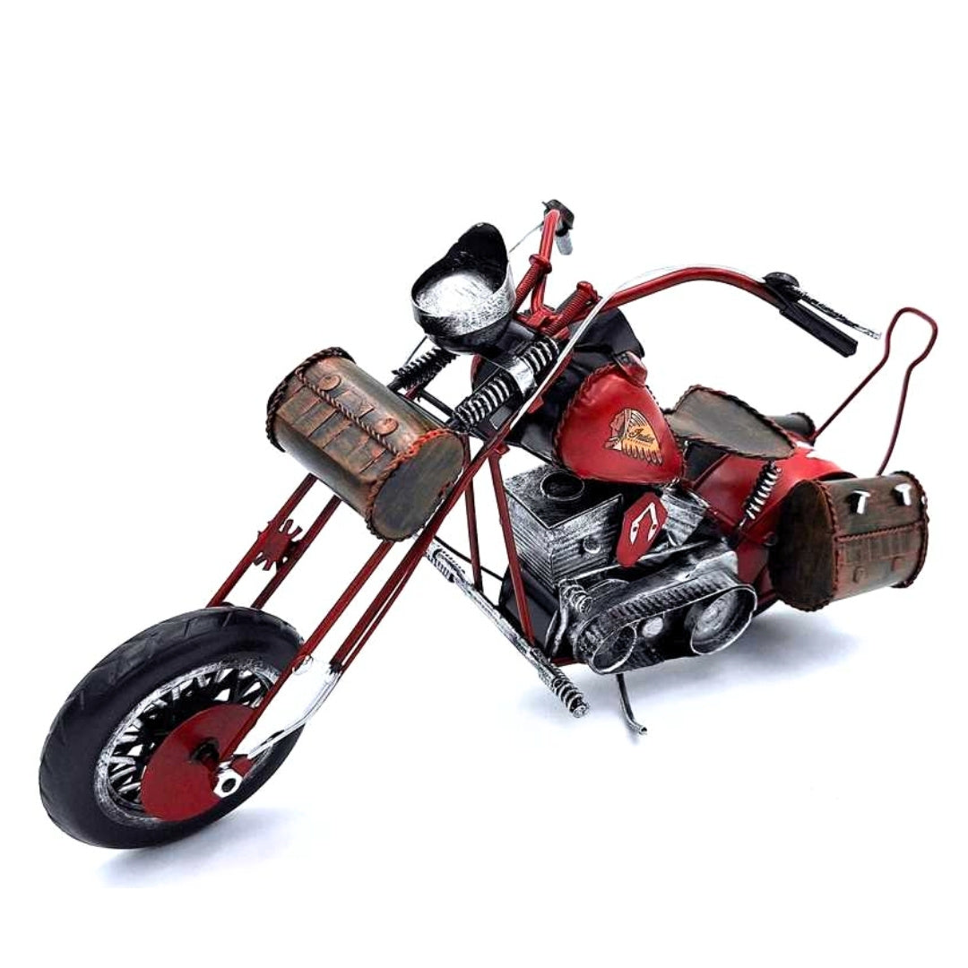 Large Metal Model Classic Motorcycle - 040SMT