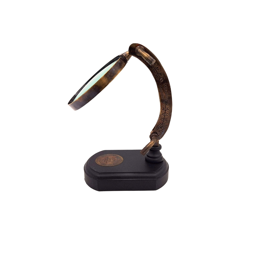 Magnifying glass on a wooden base with adjustable function – MFS312/4