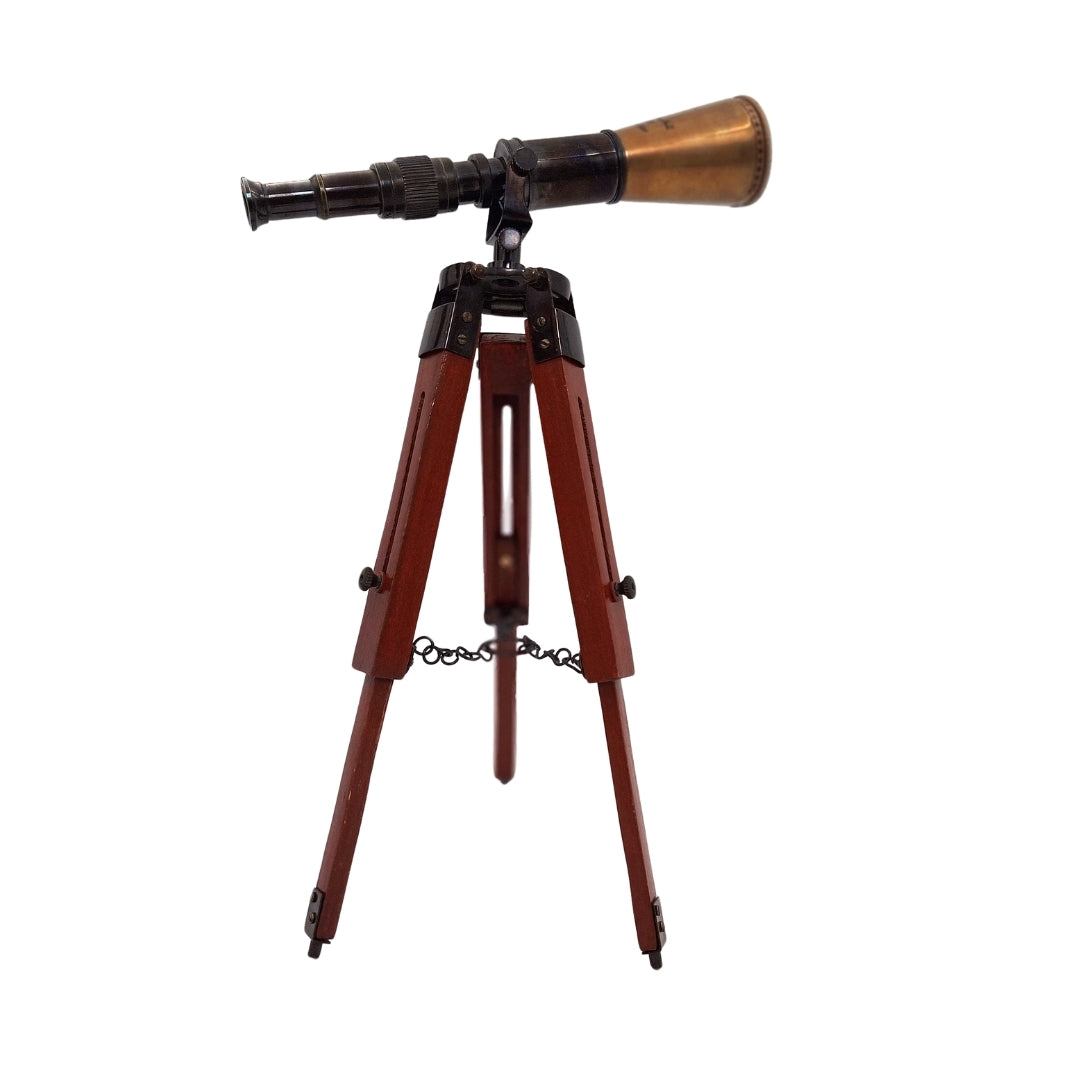 Brass Telescope on Tripod - TEL023H