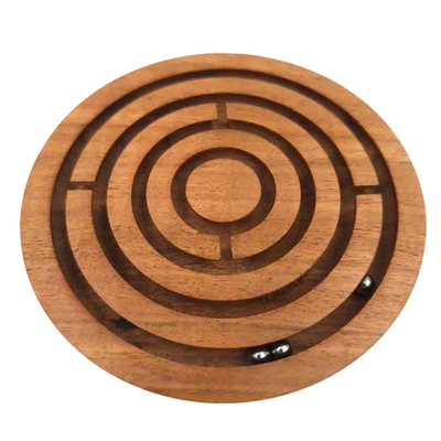 Wooden Logic and Dexterity Game, Balls in a Maze - DNU-005