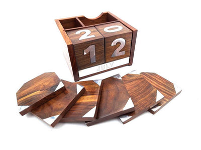 Wooden Perpetual Calendar - CAL-1894
