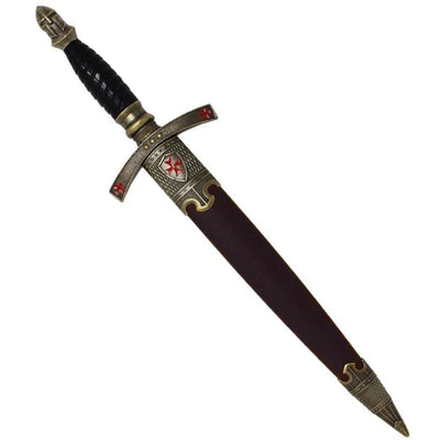 Templar Dagger in Sheath Decorative – Replica – Stainless Steel – SW-203