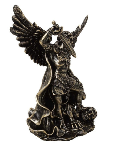 Figurine of Saint Michael Fighting the Dragon - Polyresin - MC-23146