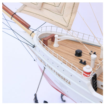 Exclusive 82 cm Dar Pomorza sailing ship model with the option of personalization by engraving