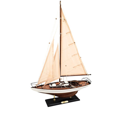 Sailing Yacht Model - Nautical Decoration 66 cm – 50445