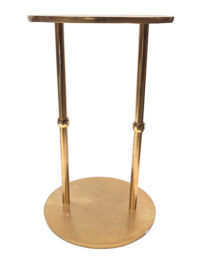 Gold Round Metal Table - Glamour decoration – 1051A
