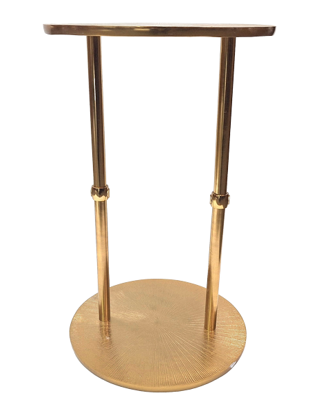 Gold Round Metal Table - Glamour decoration – 1051A