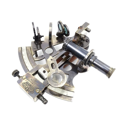 Brass Sextant in a Leather Box - NC1514B