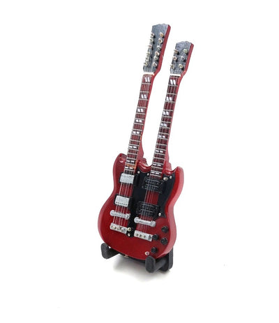 Mini guitar 15cm - BMG-020 in the style of Jimmy Page