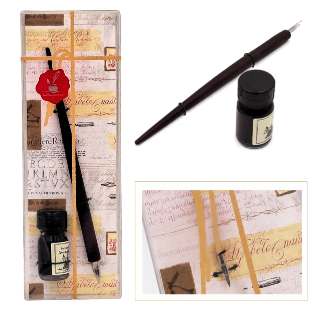Calligraphy Set - Quill with Nib + Ink – 708