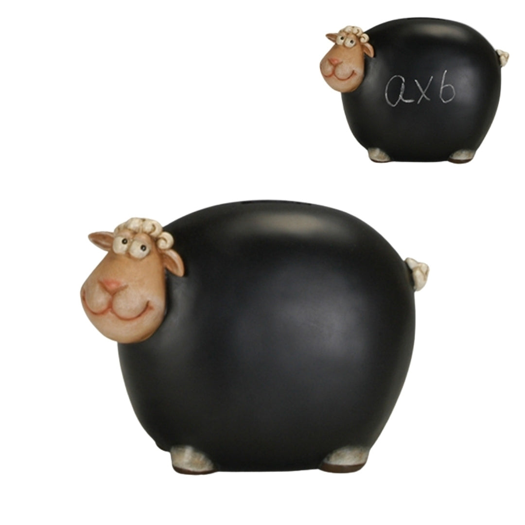 Sheep Money Box with Chalkboard Paint - Chalkboard – CE34136