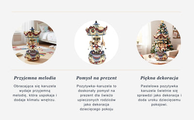 Carousel Music Box 18cm - JX-25136