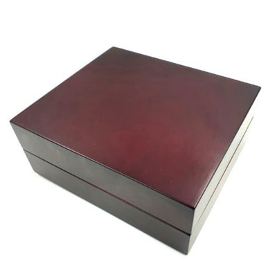 Wooden Gift Box 14 x 16 x 6,7 cm for a Gift with Felt Insert - D349