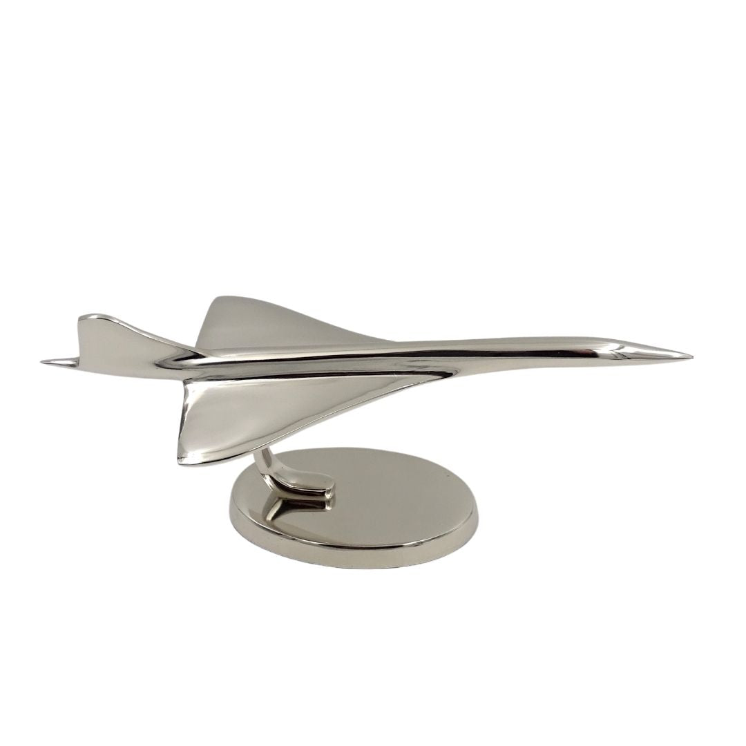 Metal Concorde airplane model - aviation icon - CON