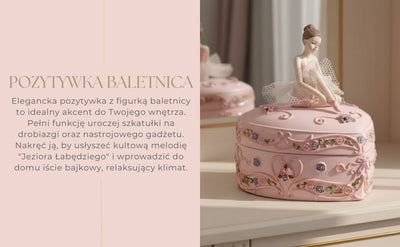 Heart-Shaped Ballerina Music Box, Swan Lake – MP-19031
