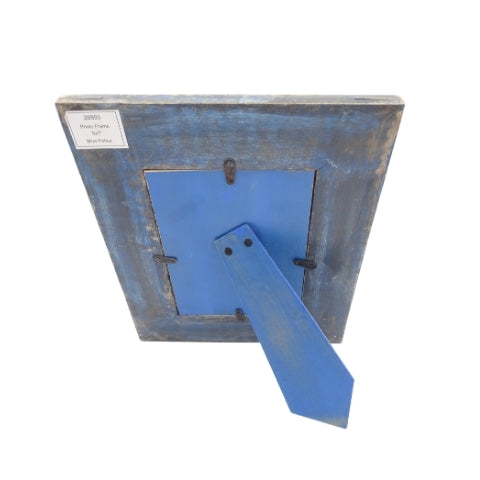 Wooden Photo Frame Blue - 28893 - photo size 18x13cm