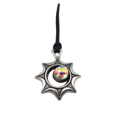 Solar Eclipse Necklace – Optical Illusion – Gift for a Traveler - ECL32