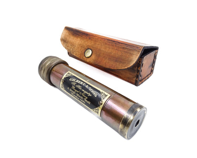 Vintage Kaleidoscope in a Leather Case - NC1300GF